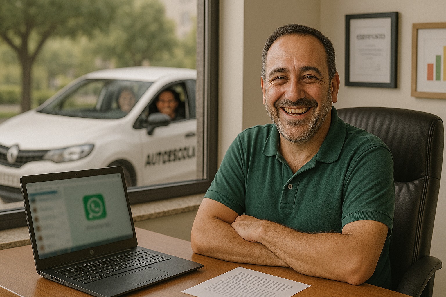Dono de Autoescola com Auto Agente